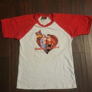 Vintage Saved By The Bell Heart Throb Tee Juniors Size L